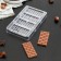 Form for chocolate and sweets "BRICS", 4 cells, 20 × 12 × 2.5 cm, cell 8.5 × 4.2 × 1 cm