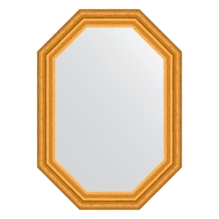 Mirror in the baguette frame, aged gold 67 mm, 52x72 cm