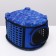 The folding bag is large, the EVA material, 42.5 x 37.5 x 29.5 cm, blue