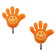 Self -adhesive hooks Axentia 2 pcs, 6.5x7x1.5 cm, color mix
