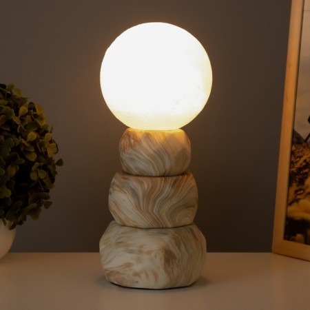 Amani desktop lamp 1x40W E14 beige 11.5x11.5x28cm-1