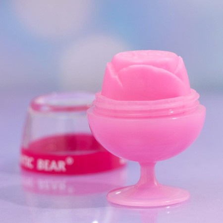 Lip balm "glass", a mix of flowers and aromas, glowing in the dark-11