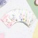 Set of mini -postcard "Flowers - 1" Pink background, 33 pieces, 7.5x10.5 cm
