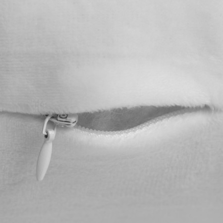 Pillow "Etel" cloud white 48x38cm, velor, 100% p/e-3