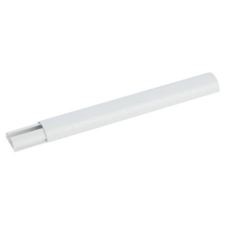 Cable-channel era KK-30-13-FW semicircular white 30x13 mm