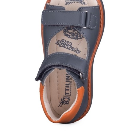 Baby sandals, size 24, gray color-2