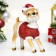 Figure "New Year's Deer in a hat" 15cm