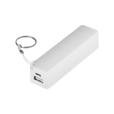 External Luazon battery PB-03, 2200 mAh, USB, 1 A, Ring, White mount-3