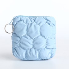 Women's wallet with lightning, blue color