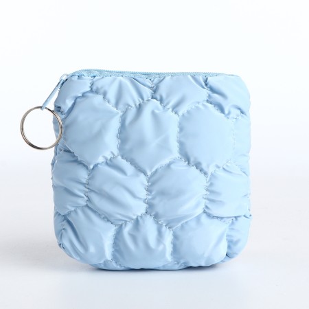 Women's wallet with lightning, blue color