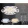 LED ceiling LED with Ambrella Light, Ice, FA2921, LED, 105 W, 7875LUM, 3000-6400K, white color