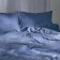 Slip on the elastic band SL Home "Denim" 180*200+30 cm, cell, 100% greedy cotton