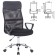 Brabix chair "Tender MG-330", with armrests, chrome, black