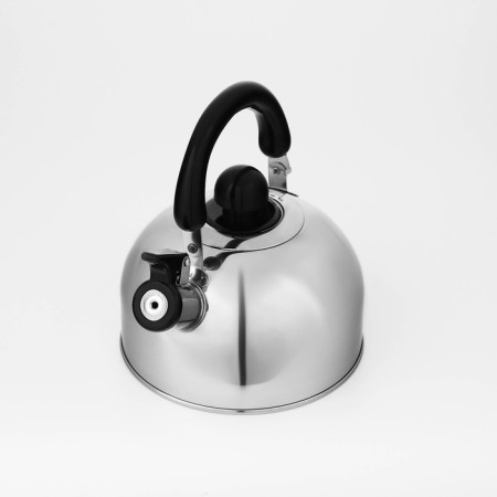 A kettle with a stainless steel whistle “Black Night”, 2 l, chrome -colored color-4
