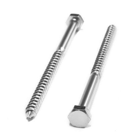 Tundra bolt, capercaillie, plumbing, Din571, M8x140 mm, 4.8 - 5 kg-2