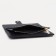 Women's wallet on the button, black color