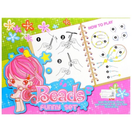 A set of beads, 28 types of beads-12