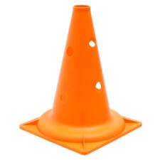 Cone with holes, 32 cm, orange color