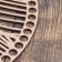 Round billet for knitting, leaves, plywood 29.5cm, D 10 mm