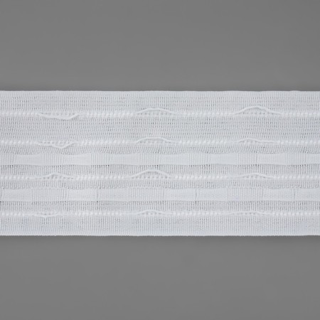 Curtain tape fixed assembly, matte, 6 cm, 50 ± 1 m, white color-3