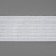 Curtain tape fixed assembly, matte, 6 cm, 50 ± 1 m, white color