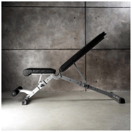 The bench is powerful, folding, with adjustable inclination-13