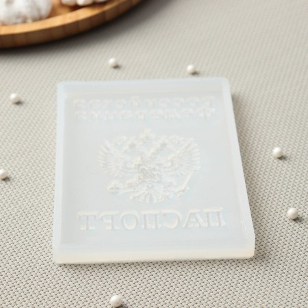 Silicone form "Passport", 12 × 9 cm, transparent color-1
