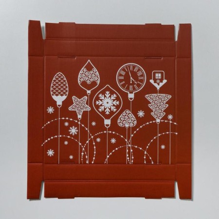 Folding box "Bright holiday", 31.2 x 25.6 x 16.1 cm, New Year-6
