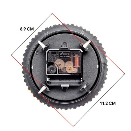 Quartz clock, D-13.5 cm, 1AA, smooth move-1