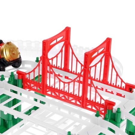 The railway "New Year's adventure", with figures, 125 parts-9