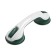 Handle-break on suction cups, for the bathroom and toilet room, white