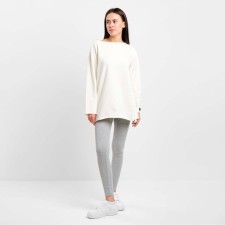 Female leggings Mist Old School size 50 (height 175), gray color