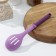 A spoon of culinary with slots of the share "Megar", 29 cm, purple color