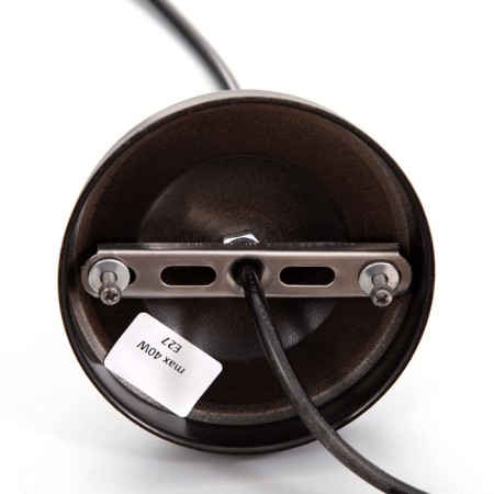 Lamp "Amadeo" 1x40W E27 Black 21x21x70cm-8