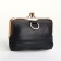 Cosmetic bag on the farmar, 2 departments, blue color