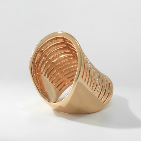 Ring Metal "Trend" spring, color gold, size 16-2