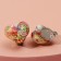 Clips children's "chosen" heart, colored