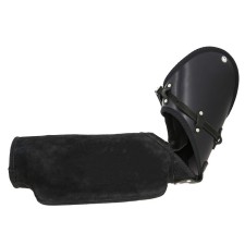 Protective sleeve for an IPO, with a solid gear, leather, left, mix of flowers