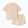 A set for a boy (shirt, shorts) minku, beige color, height 74-80