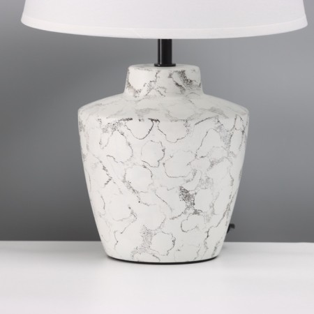 Table lamp "Claud" 1x40W E27 white/black 25x25x38, 5cm-3
