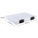 A4 document folder, with black latches, 230 x 305 x 40 mm, transparent case