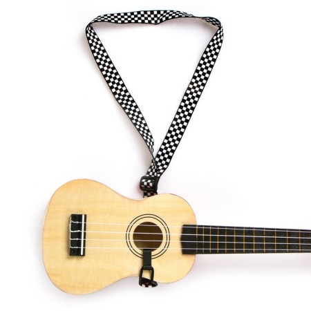 Music Life Ukulelet belt, 50 cm, checkers-6