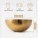 Salette bowl sphere, 1.9 l, d = 20 cm, stainless steel, gold