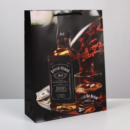 Gift package laminated, packaging, “Cool man”, l 28 x 38 x 9 cm-2