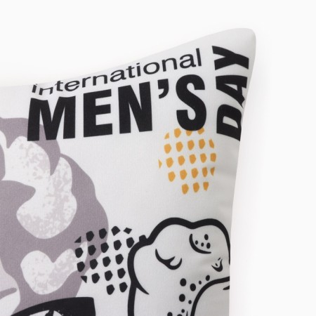 Decorative Ethel Pillow "Men’s Day" 40x40 cm, velor, 100% p/e-1