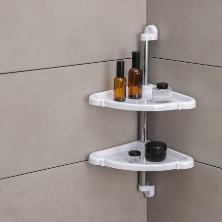 Corner regiment 4-tier Elagia, 24 × 24 × 98.2 cm, white color-5