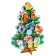 New Year's puzzle. Velcro "New Year! Dress the Christmas tree "