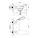 Bath mixer D&K Venice Rialto DA1063241, one -leaf, chrome