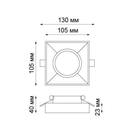 YESO lamp, 50 W, GU10, white color, D = 65mm-2