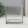 Glass of glass per 1 candle "Square" transparent 12x12x12 cm